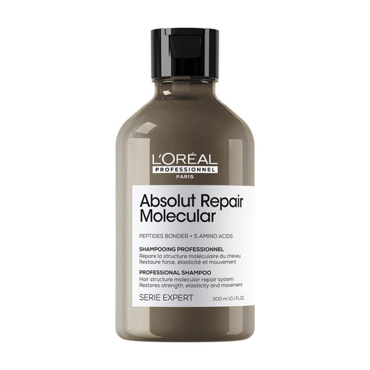 L'Oréal Professionnel Absolut Repair Molecular Sulfate Free Shampoo for Damaged Hair - 300 ml