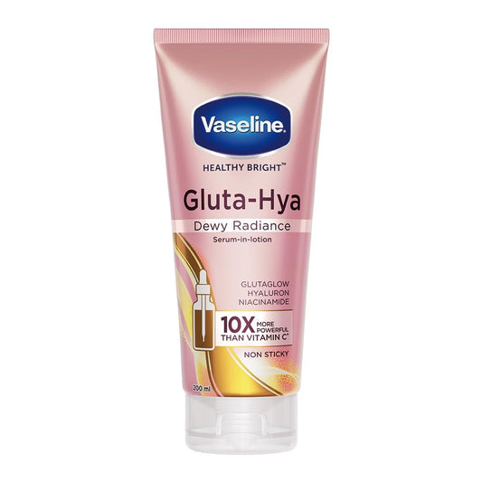 Vaseline Gluta-Hya Dewy Radiance Lotion for Face & Body , 200 ml