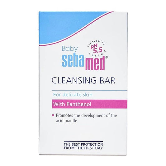 Sebamed Baby Cleansing Bar 150 gm, pH 5.5, Newborn Bathing