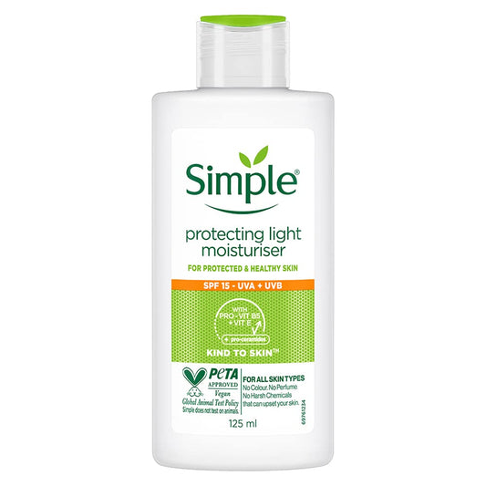 Simple Protecting Daily Face Cream Moisturiser, Spf 15, 125 ml