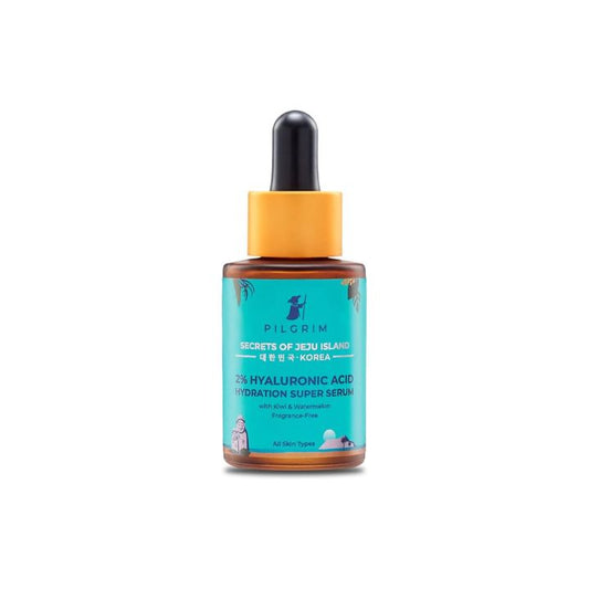 Pilgrim 2% Hyaluronic Acid Hydration Super Serum With Kiwi Extracts For Hydrated Skin, 30ml
