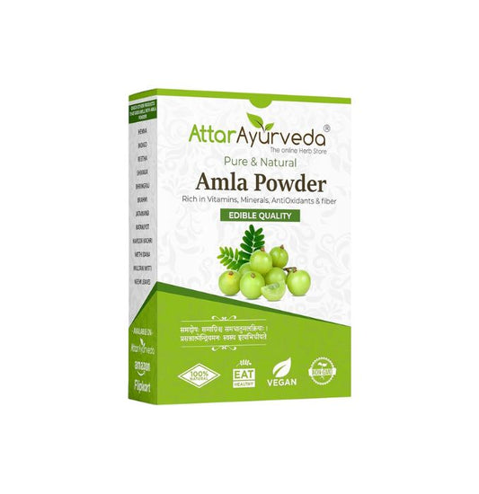 Attar Ayurveda Pure Amla Powder For Hair Growth, 250 gm