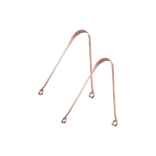GUBB Copper Tongue Cleaner For Kids & Adults | Made up of 100% Pure Copper - Pack of 2