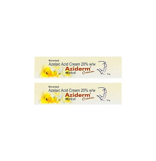 Aziderm Skin Cream, 15 gm, Pack of 2