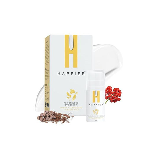 HAPPIER Powerblend Eye Cream | Reduce Fine Lines And Puffiness Around Eyes - All Skin Types
