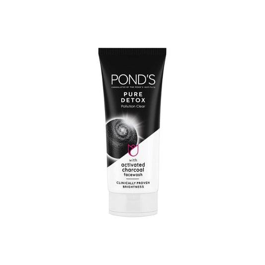 Pond's Pure Detox Anti-Pollution Purity Face Wash With Activated Charcoal, 100g