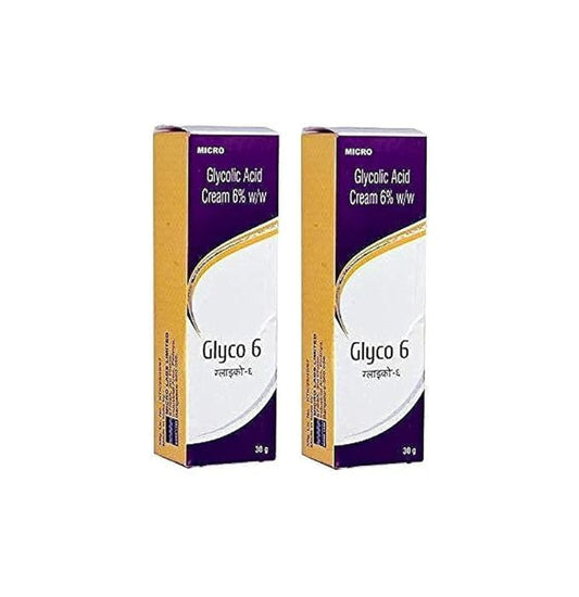 Glyco 6 Cream 30 gm, (pack of 2)