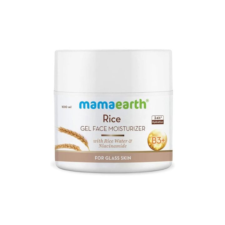 Mamaearth Rice Gel Face Moisturizer With Rice Water & Niacinamide for Glass Skin - 100 ml