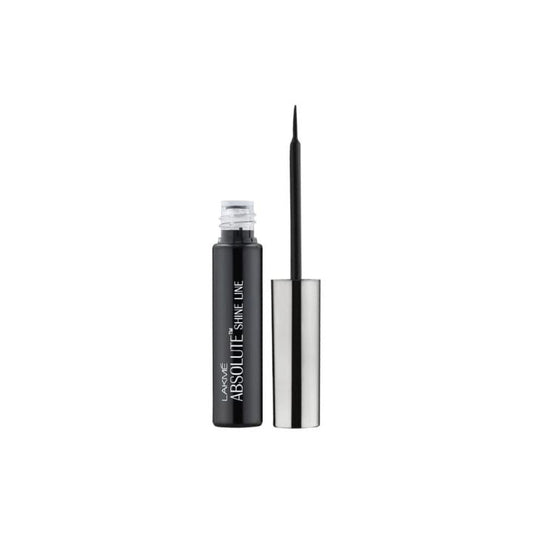 Lakme Absolute Shine Liquid Eye Liner, Intense Color, Long Lasting, Glossy Texture, Black, 4.5ml