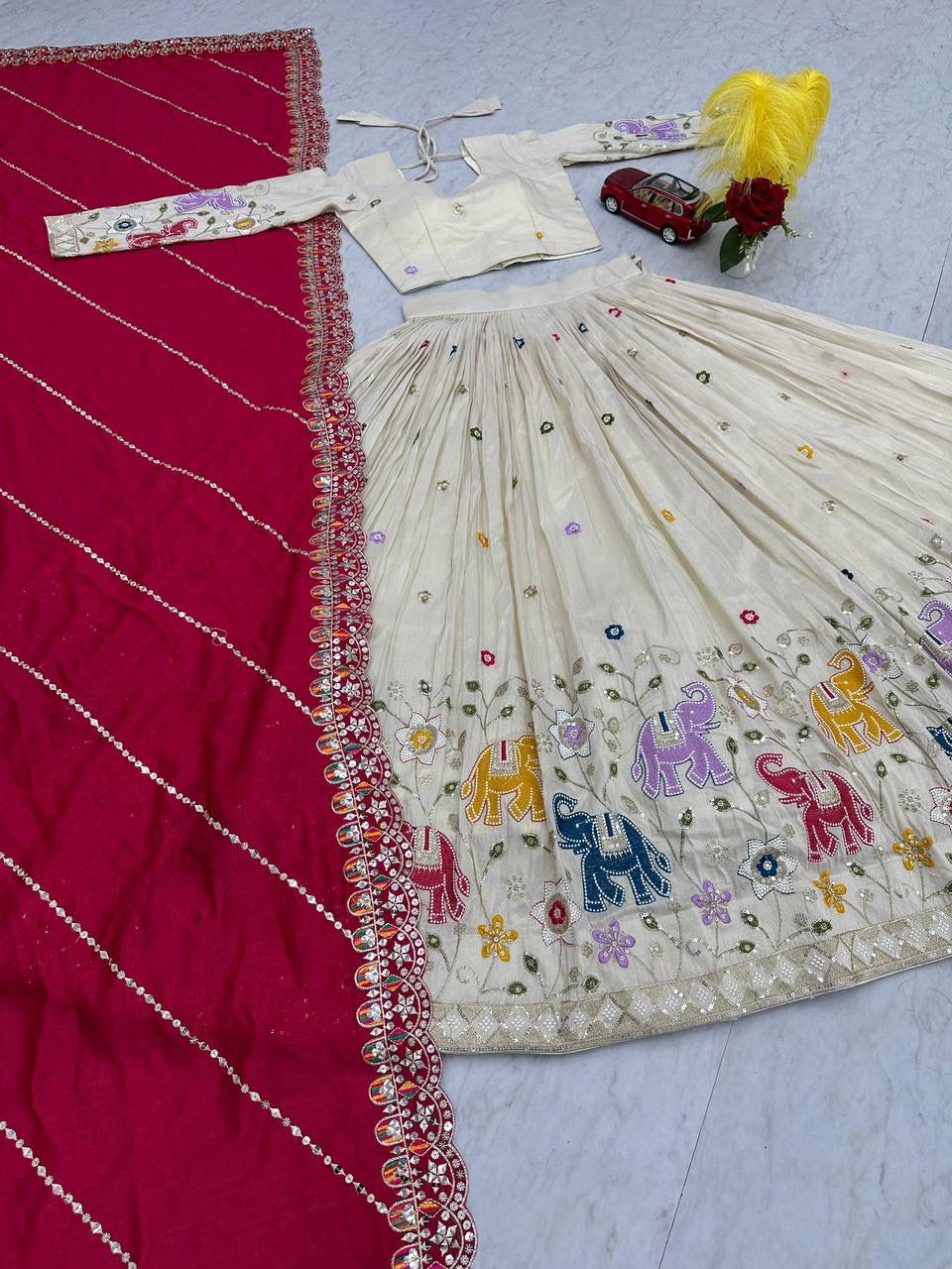 Wedding wear Lehenga Choli With Cancan