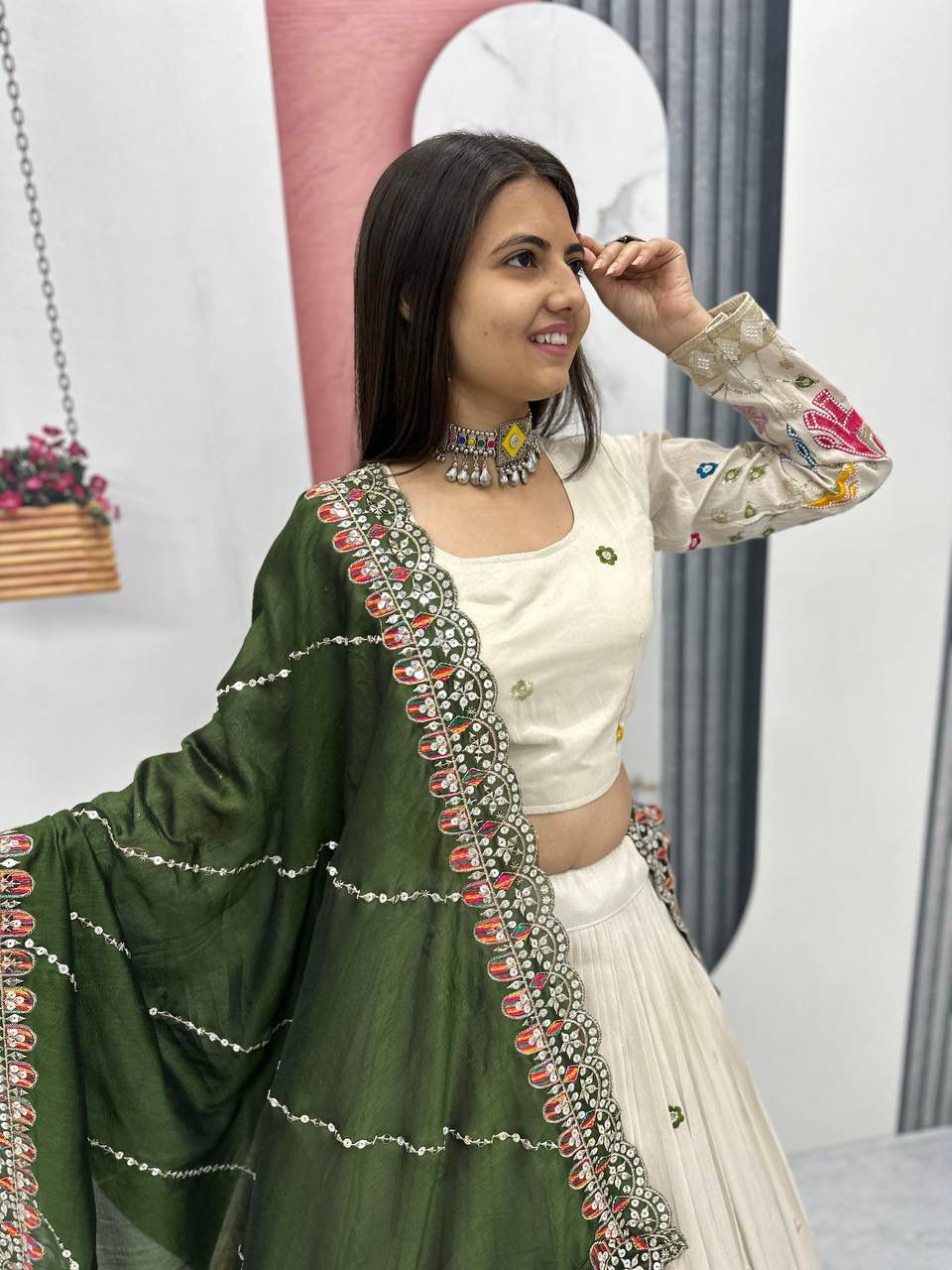 Wedding wear Lehenga Choli With Cancan