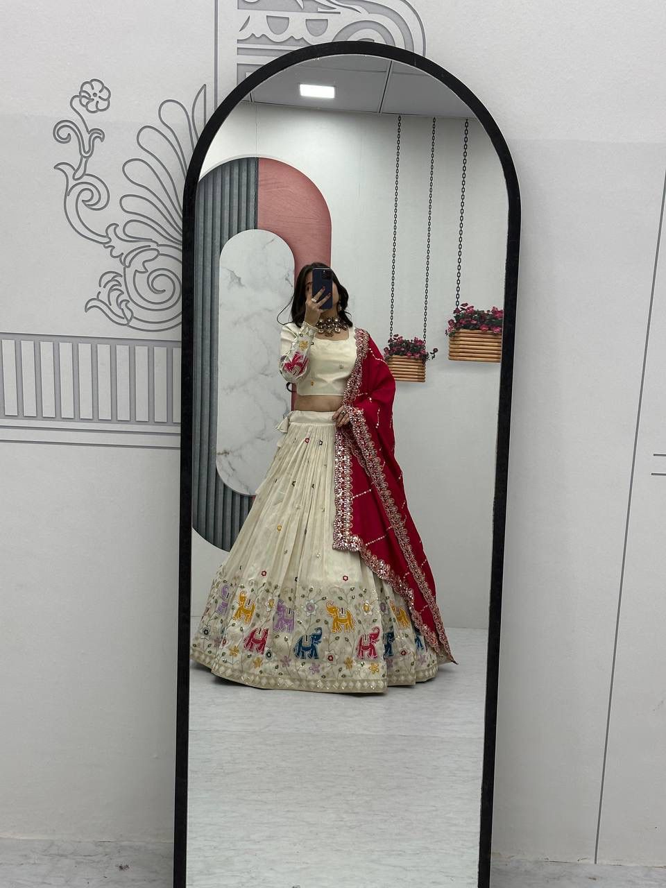 Wedding wear Lehenga Choli With Cancan
