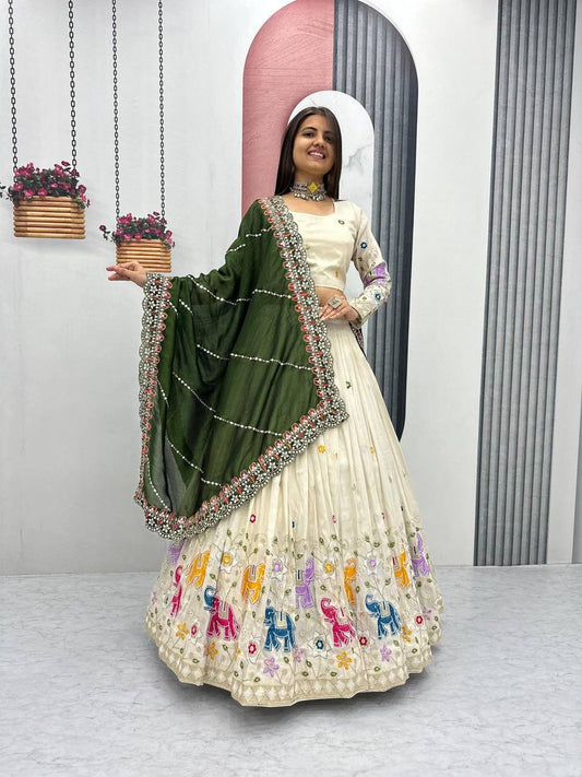 Wedding wear Lehenga Choli With Cancan