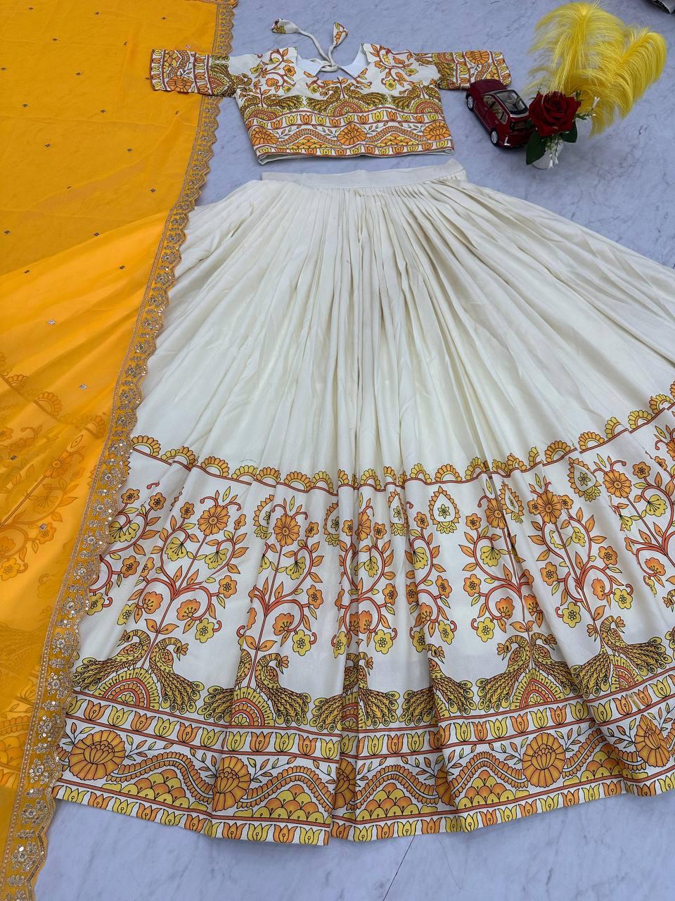 Kalamkari Lehenga Choli
