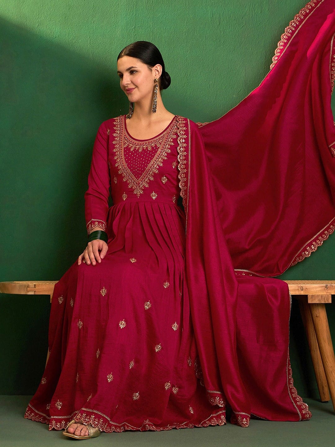 Top Bottom Dupatta set