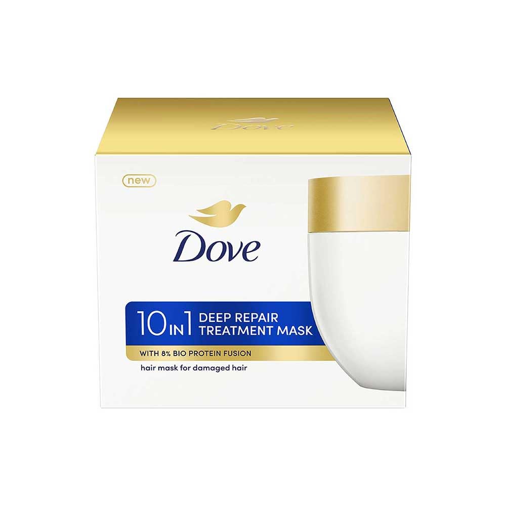 Dove 10 In 1 Deep Repair Treatment Hair Mask, 300 ml | Floral