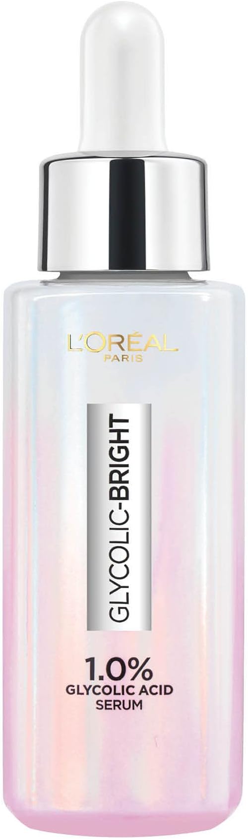 l'oreal glutathione serum Paris Brightening Serum, 1% Glycolic Acid, 2% Niacinamide Serum, Visibly Minimizes Spots, Reveals Even Skin Tone, Glycolic Bright Skin, 15ml Size:50 ml bpc-157 human trial Therapy label_Vegan recommended brightening ingredient that