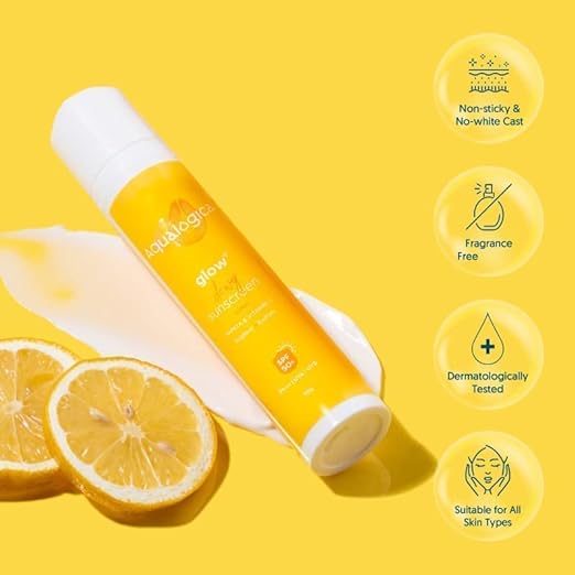 Aqualogica Glow+ Dewy Sunscreen SPF 50 PA+++, 50 gm
