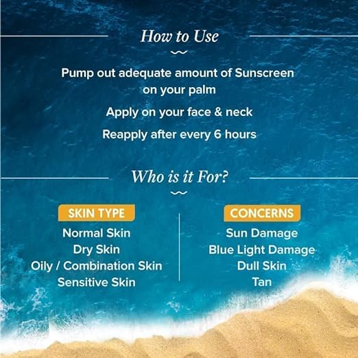 Aqualogica Glow+ Dewy Sunscreen SPF 50 PA+++, 50 gm