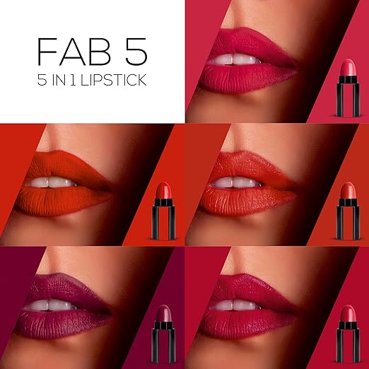 Renee FAB 5 Matte Finish 5 in 1 Lipstick 7.5 gm