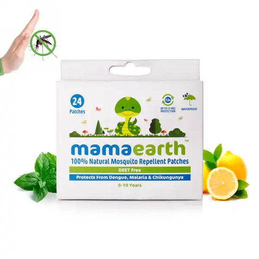 Mamaearth Natural Mosquito Repellent Patches, 24pcs Waterproof