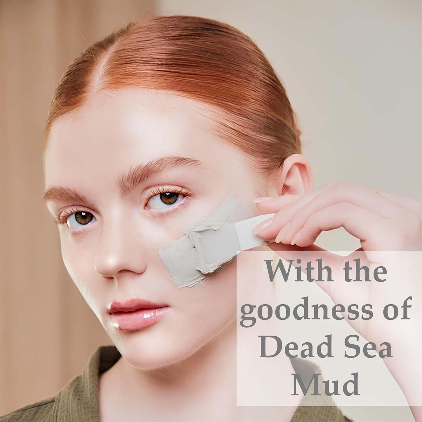 Mi nature Dead Sea Mud Powder For Face, Body & Hair | Dead Sea Mud Revitalizing, Exfoliating Powder | All Natural | Healthy Skin Care| 227G (0.5Lb)/8 Oz