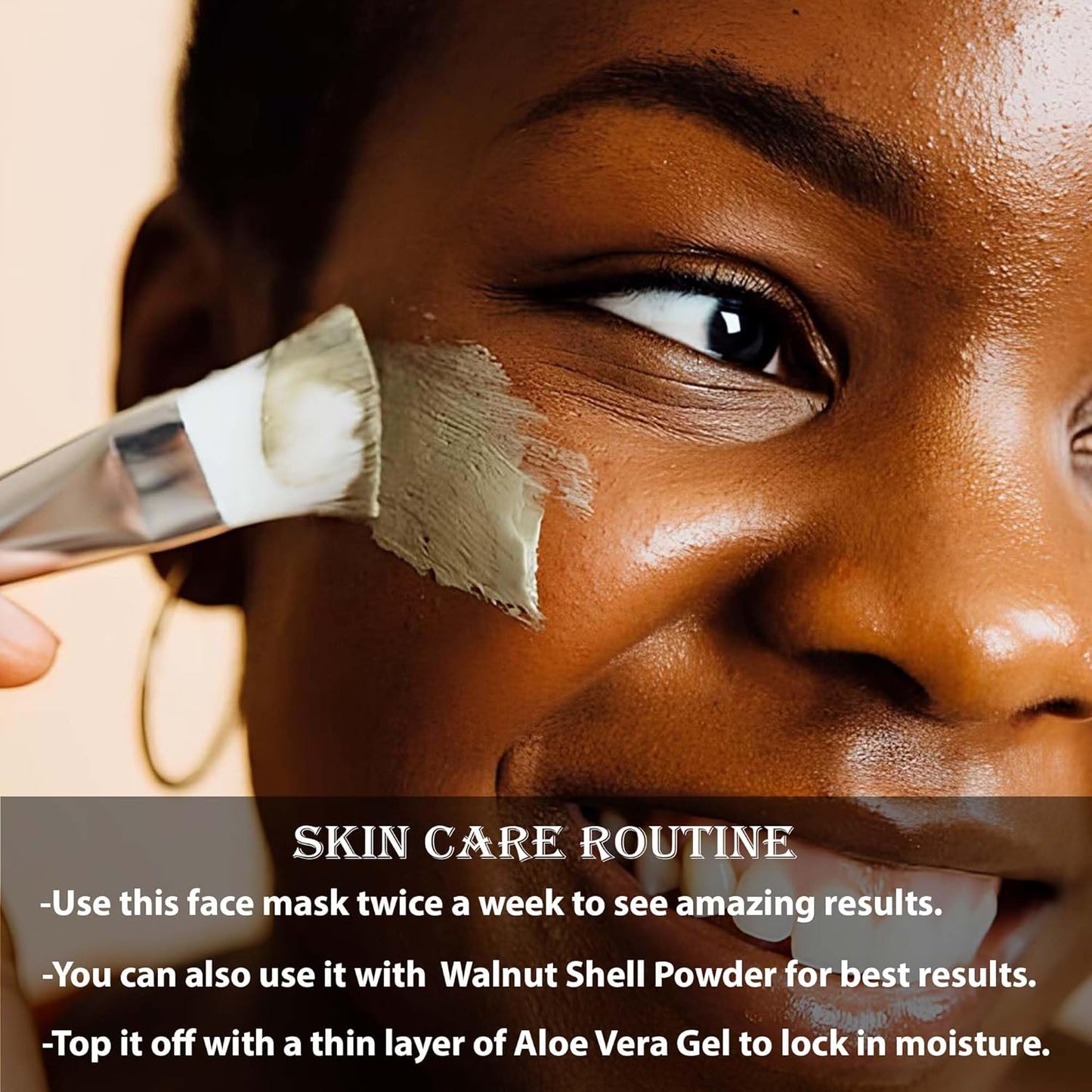 Mi nature Dead Sea Mud Powder For Face, Body & Hair | Dead Sea Mud Revitalizing, Exfoliating Powder | All Natural | Healthy Skin Care| 227G (0.5Lb)/8 Oz