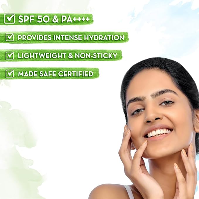 Mamaearth HydraGel Indian Sunscreen Sun Protection, 50 gm