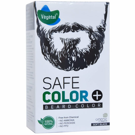 Vegetal Safe Hair Color -Soft Black 25 gm