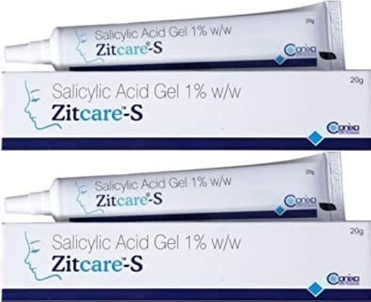 Zitcare-S gel Cream, 20gm, Pack of 2