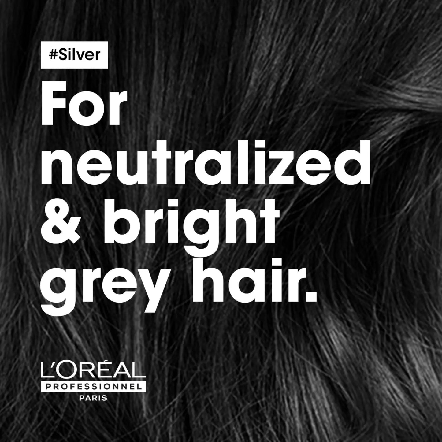 Loreal Professionnel Serie Expert - Silver Violet Dyes + Magnesium Neutralising and Brightening Shampoo (For Grey and White Hair)