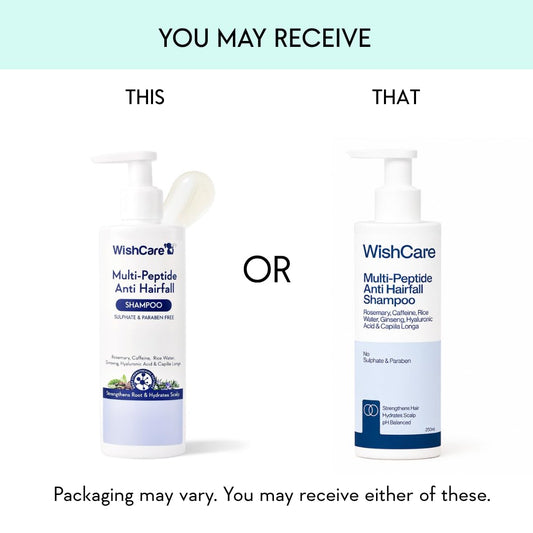 WishCare Multi Peptide Anti Hairfall Shampoo, 250ml