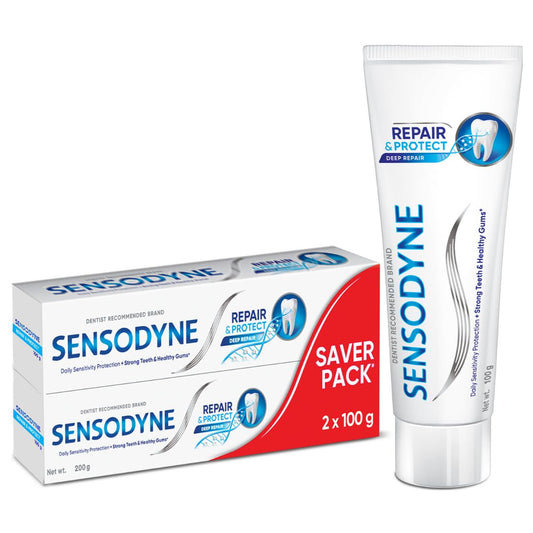 Sensodyne Toothpaste Repair and Protect, Pack of 2, 100 gm