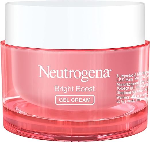 Neutrogena Bright Boost Gel Cream, 1 week to brighter skin, powered by Neoglucosamine, 15g