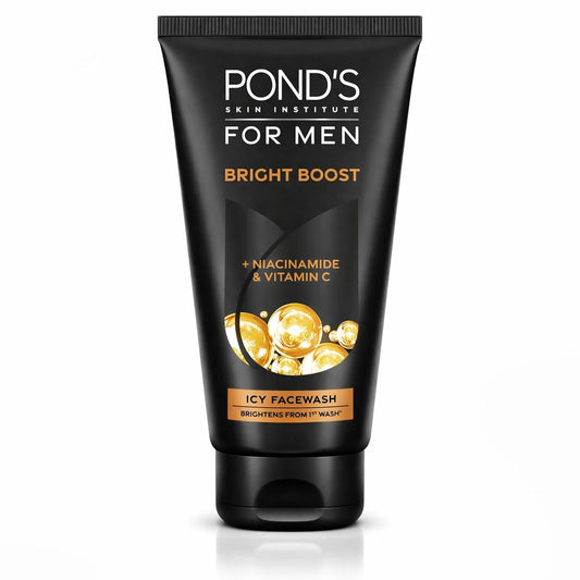 Pond's Men Energy Bright Anti-Dullness Facewash With Coffee Bean, 100 gm Pack of 2