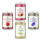 Bralcon Herbal Tea Combo Pack- Hibiscus Flower Tea, Butterfly Pea, Rose, Lemongrass - 400 gm
