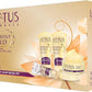 Lotus Radiant Gold Facial Kit for instant glow with 24K Pure Gold & Papaya,4 easy steps, 170g Multiple use