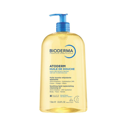 Bioderma Atoderm Huile de douche Anti-iritation Cleaning Oil, 1000 ml