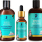 Pilgrim Korean Advanced Hair Growth Regime | Redensyl 3% & Anagain 4% Hair Serum 50ml,Sulphate-Free Shampoo 200ml & Hair Conditioner 200ml