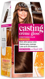 L'Oréal Paris Casting Creme Gloss Hair Color, Dark Brown 400, 87.5g+72 ml