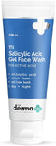 The Derma Co 1% Salicylic Acid Gel Face Wash With Salicylic Acid & Witch Hazel For Active Acne - 100 ml