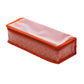 Kuber Industries Brocade Hardboard One Rod Bangle Box (Orange)