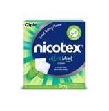 Cipla Nicotex Nicotine Sugar Free Ultra Mint Gums 2mg, 9 Gums each pack, Pack of 18