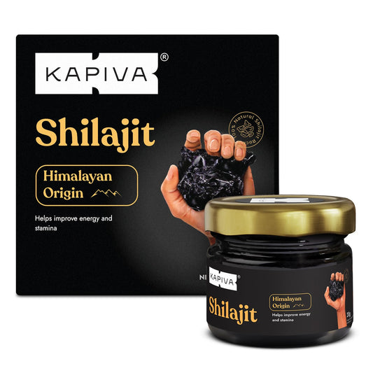 Kapiva Pure Himalayan Shilajit for Men | Resin 20g | 250mg/Serving | Energy, Stamina & Vitality Booster | 80 Servings | 100% Ayurvedic