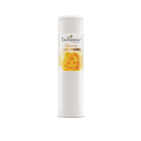 Enchanteur Charming Perfumed Talcum Powder with Floral French Fragrance for Women, 250 gm