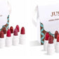 Just Herbs Ayurvedic Creamy Matte Micro Mini Lipstick Kit Lip Hydrating & Moisturizing, (Pack of 32)
