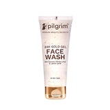 Pilgrim 24k Gold Gel Facewash with Korean White Lotus & Lactic Acid, 80 ml