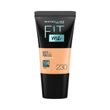 Maybelline New York Liquid Foundation, Matte & Poreless, Normal to Oily Skin, Fit Me, 230 Natural Buff, 18 ml Pack of 2