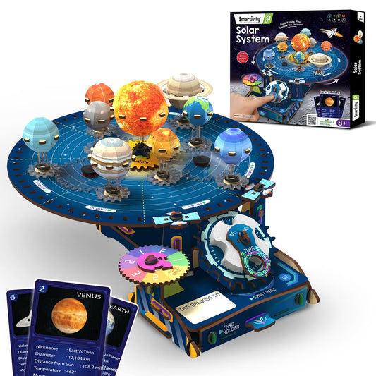 Smartivity Solar System Kit | Gear-Driven Working Model of Planets