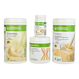 Herbalife Nutrition Weight Loss Combo,F1 Vanilla, Shakemate, Protein 200 gm With Afresh Cinnamon Energy Drink (Pack of 4